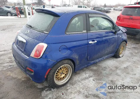 2012 Fiat 500 Sport z USA, uszkodzony, nr VIN 3C3CFFBR7CT127527